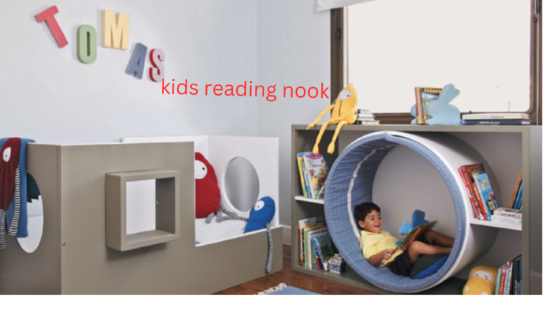 kids reading nook