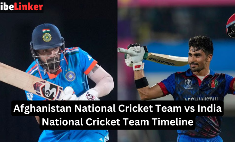 afghanistan national cricket team vs india national cricket team timeline