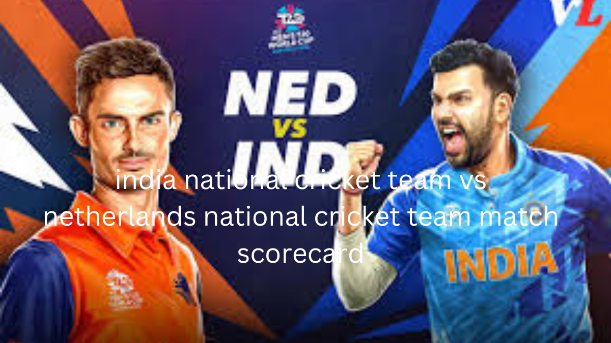 india national cricket team vs netherlands national cricket team match scorecard