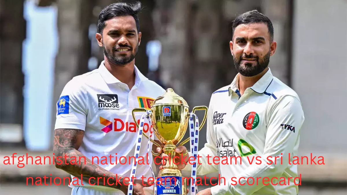 afghanistan national cricket team vs sri lanka national cricket team match scorecard