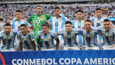 argentina national football team vs colombia national football team timeline