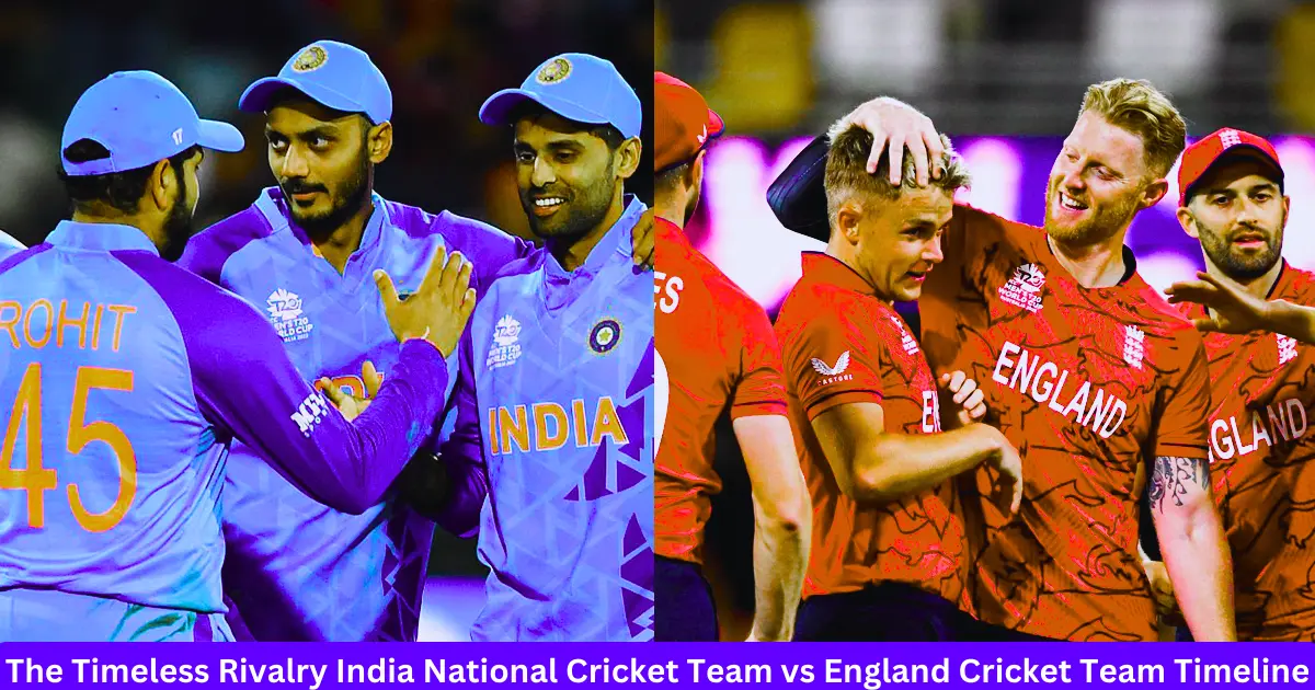 england cricket team vs india national cricket team timeline