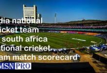 south africa national cricket team vs india national cricket team match scorecard